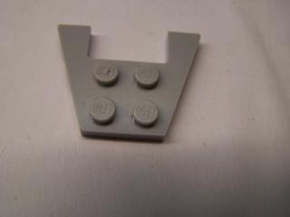 Lego Klín placaté 3 × 4 bez zářezů světle modrošedá