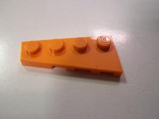 Lego Klín, placaté 4 × 2 oranžová, levý