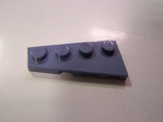 Lego Klín, placaté 4 × 2 písečná modrá, levý