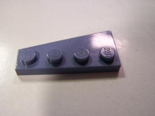 Lego Klín, placaté 4 × 2 písečná modrá, pravý