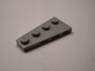 Lego Klín, placaté 4 × 2 světle modrošedá, levý