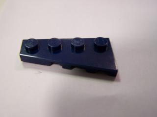 Lego Klín, placaté 4 × 2 tmavě modrá, levý