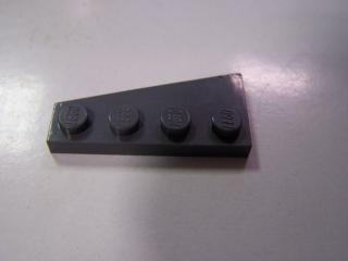 Lego Klín, placaté 4 × 2 tmavě modrošedá, pravý