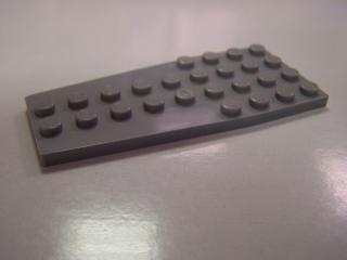 Lego Klín, placaté 4 × 9 světle modrošedá