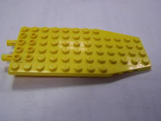 Lego Klín, placaté 6 × 12 × 1 žlutá snížené rohy