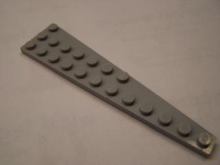 Lego Klín placatý 12 × 3 levý světle modrošedá