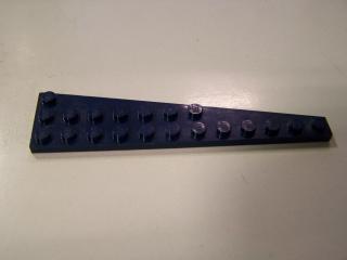 Lego Klín placatý 12 × 3 levý tmavě modrá
