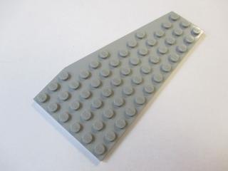 Lego Klín placatý 6 × 12 levý světle modrošedá
