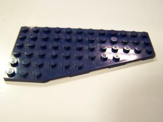 Lego Klín placatý 6 × 12 pravý tmavě modrá