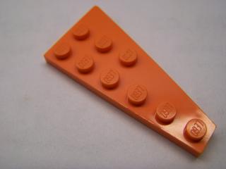 Lego Klín placatý 6 × 3 levý oranžová
