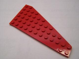 Lego Klín placatý 7 × 12 pravý křídlo červená