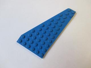 Lego Klín placatý 7 × 12 pravý křídlo modrá
