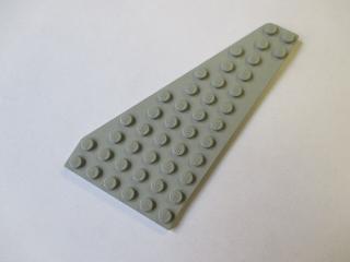 Lego Klín placatý 7 × 12 pravý křídlo světle šedá