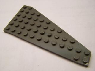 Lego Klín placatý 7 × 12 pravý křídlo tmavě šedá