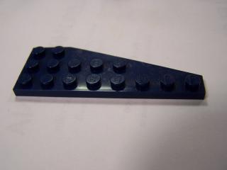 Lego Klín placatý 8 × 3 levý tmavě modrá