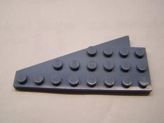 Lego Klín placatý 8 × 4 pravý křídlo písečně modrá