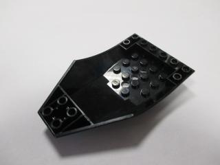 lego kokpit zakřivený 10 × 6 × 2 černá