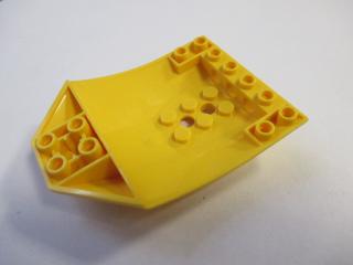 lego kokpit zakřivený 8 × 6 × 2 žlutá