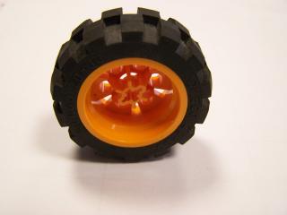 Lego Kolo 20 × 30 balón střední černá pneumatika 20 × 30 balón střední oranžová