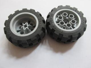 Lego Kolo 20 × 30 balón střední černá pneumatika 20 × 30 balón střední sv.mšedá