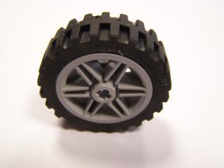 Lego Kolo 30mm × 14mm pro křížovou tyč černá pneumatika 43,2 × 14 ofset běhounu