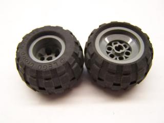 Lego Kolo 43,2 × 28 balón malý pneumatika černá 43,2 × 28 balón malý tmavě mšedá