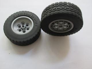 Lego Kolo 62,4 × 20 černá pneumatika 62,84 × 20 světle modrošedá