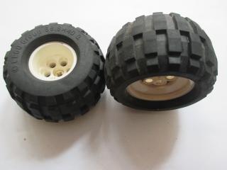 Lego Kolo 68,8 × 40 balón velký černá pneumatika 68,8 × 40 balón velký bílá