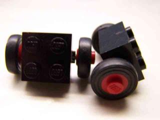 Lego Kolo brick upravené 2 × 2 pneumatika 14mm × 4mm černá