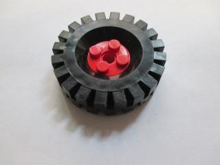 Lego Kolo freestyle s černou pneumatikou 17 × 43 červená
