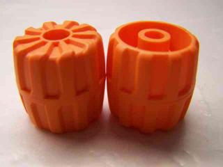 Lego Kolo malé 22mm × 24mm oranžová