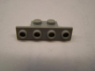 Lego Konzole 1 × 2 - 1 × 4 světle šedá