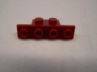 Lego Konzole 1 × 2 - 1 × 4 tmavě červená