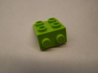 Lego konzole 1 × 2 - 2 × 2 limetková