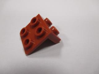 Lego konzole 1 × 2 - 2 × 2 tmavě oranžová