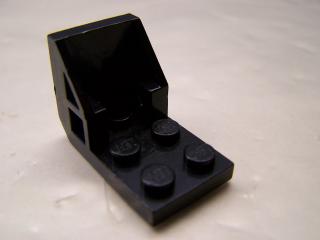 Lego konzole 3 × 2 - 2 × 2 vesmírná sedačka černá
