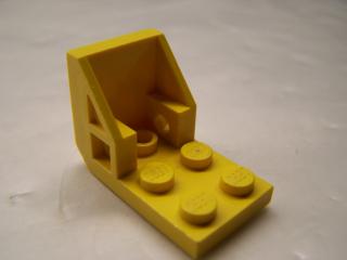 Lego konzole 3 × 2 - 2 × 2 vesmírná sedačka žlutá