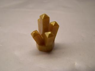 Lego Krystal 5 hrotů perleťově zlatá