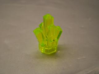 Lego Krystal 5 hrotů průhledná neonově zelená