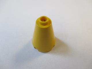 Lego Kužel 2 × 2 × 2 blokovaný nop žlutá