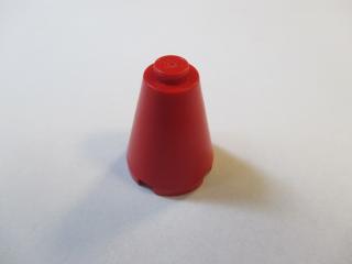 Lego Kužel 2 × 2 × 2 plný nop červená