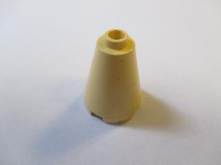 Lego Kužel 2 × 2 × 2 úplně otevřený nop světle žlutá