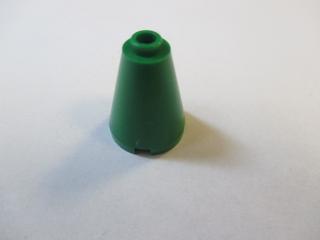 Lego Kužel 2 × 2 × 2 úplně otevřený nop zelená
