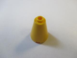Lego Kužel 2 × 2 × 2 úplně otevřený nop žlutá