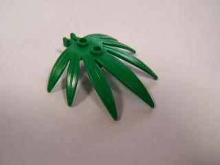 Lego listy rostliny 6 × 5 s klipem zelená