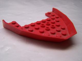 Lego Lodní Oblouk 8 × 10 × 1 (vrchní díl) červená