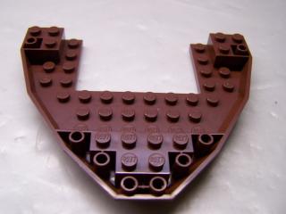 Lego Lodní Oblouk Brick 10 × 12 × 1 otevřený červenonědá
