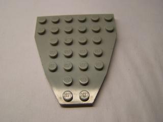 Lego Lodní oblouk placatý 7 × 6 bez zářezu světle šedá