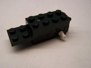 Lego Motor na setrvačník 6 × 2 × 1 2/3 s černou základnou (motor 3) černá