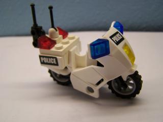Lego Motorka policejní  (černý potisk)